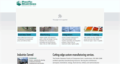 Desktop Screenshot of pacificstainless.com